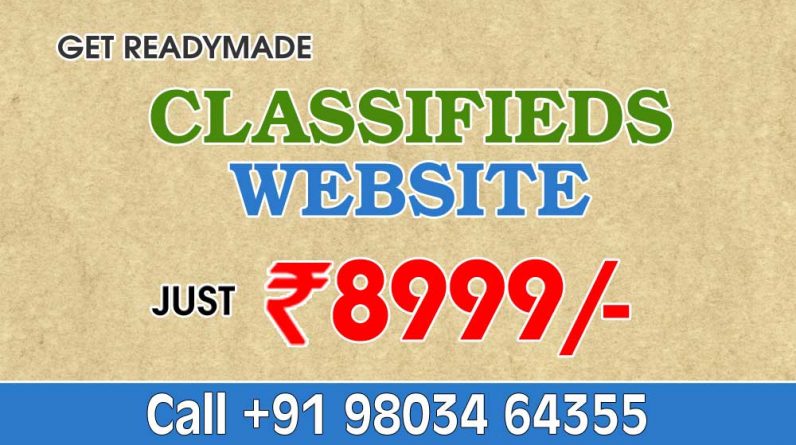 buy readymade classifieds website
