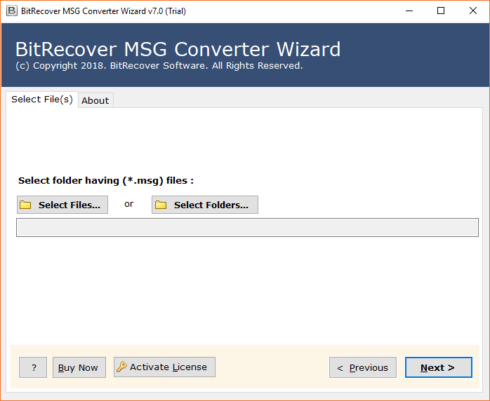 BitRecover MSG Converter