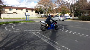 DMV Motorcycle Driving Test